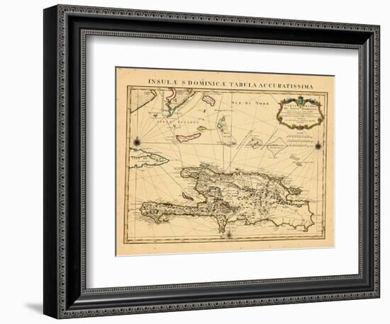 1722, Dominican Republic, HaitiHaiti-null-Framed Giclee Print