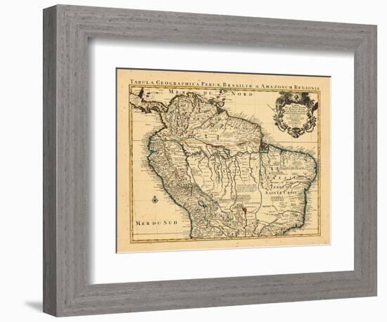 1730, Brazil, South America-null-Framed Giclee Print