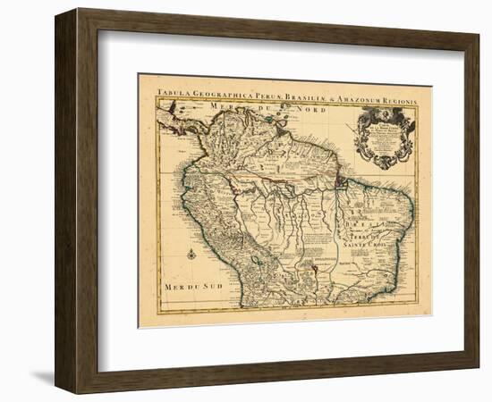 1730, Brazil, South America--Framed Giclee Print