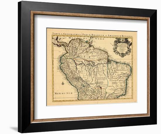 1730, Brazil, South America--Framed Giclee Print