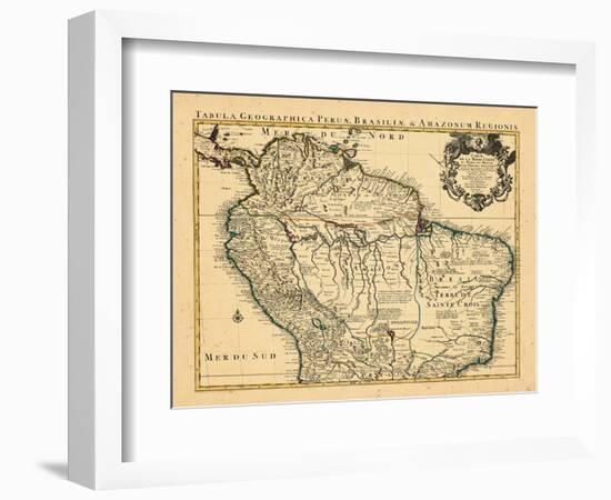 1730, Brazil, South America--Framed Giclee Print