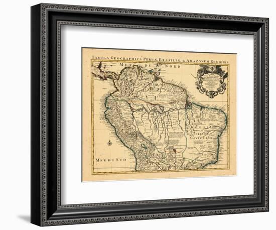 1730, Brazil, South America--Framed Giclee Print