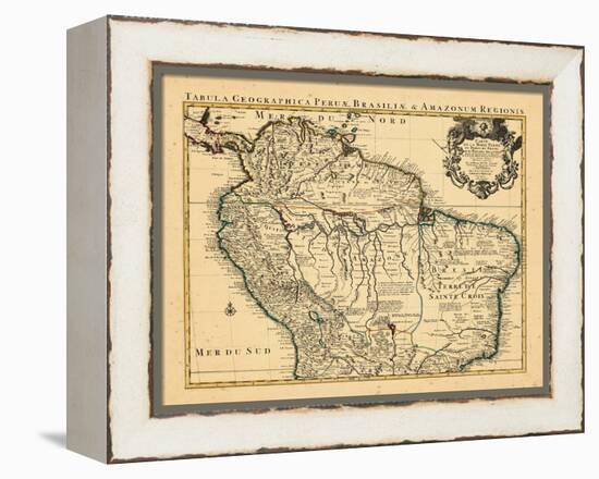 1730, Brazil, South America-null-Framed Premier Image Canvas