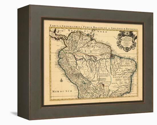 1730, Brazil, South America-null-Framed Premier Image Canvas