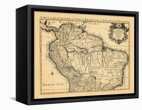 1730, Brazil, South America-null-Framed Premier Image Canvas