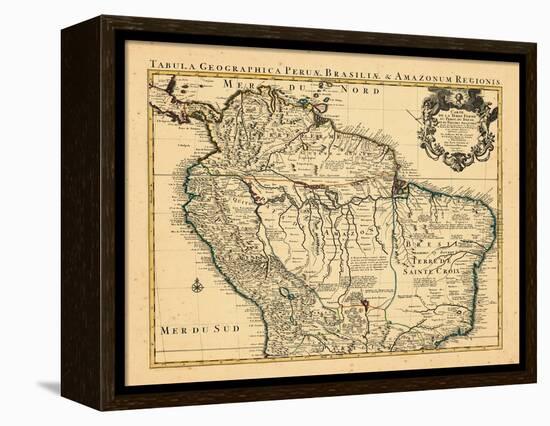 1730, Brazil, South America-null-Framed Premier Image Canvas