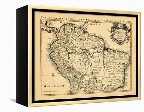 1730, Brazil, South America-null-Framed Premier Image Canvas