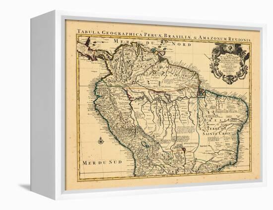 1730, Brazil, South America-null-Framed Premier Image Canvas