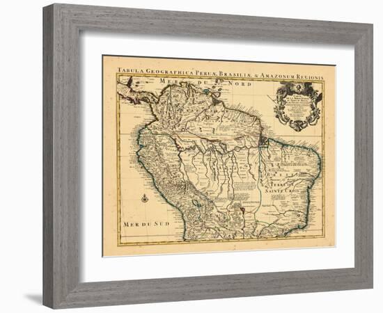 1730, Brazil, South America-null-Framed Giclee Print