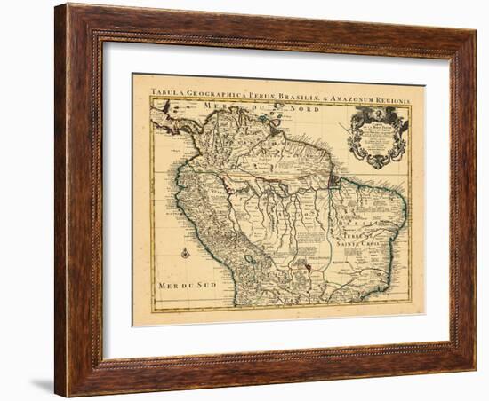 1730, Brazil, South America-null-Framed Giclee Print