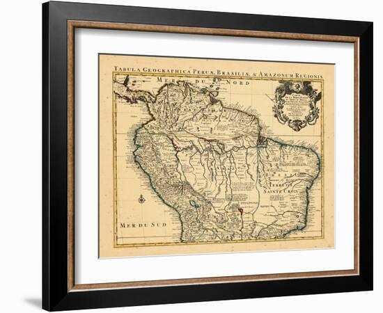 1730, Brazil, South America-null-Framed Giclee Print