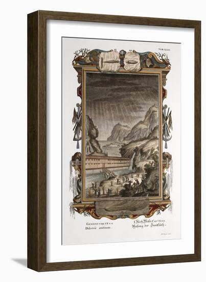 1731 Johann Scheuchzer Noah's Ark Flood-Paul Stewart-Framed Photographic Print