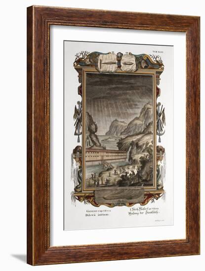 1731 Johann Scheuchzer Noah's Ark Flood-Paul Stewart-Framed Photographic Print