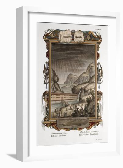 1731 Johann Scheuchzer Noah's Ark Flood-Paul Stewart-Framed Photographic Print