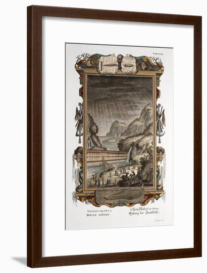 1731 Johann Scheuchzer Noah's Ark Flood-Paul Stewart-Framed Photographic Print