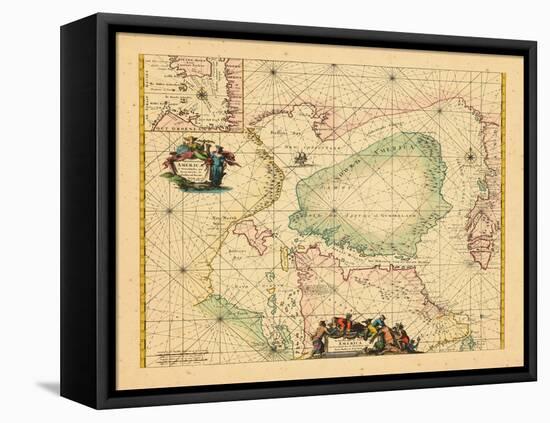 1739, Newfoundland and Labrador, Nunavut-null-Framed Premier Image Canvas