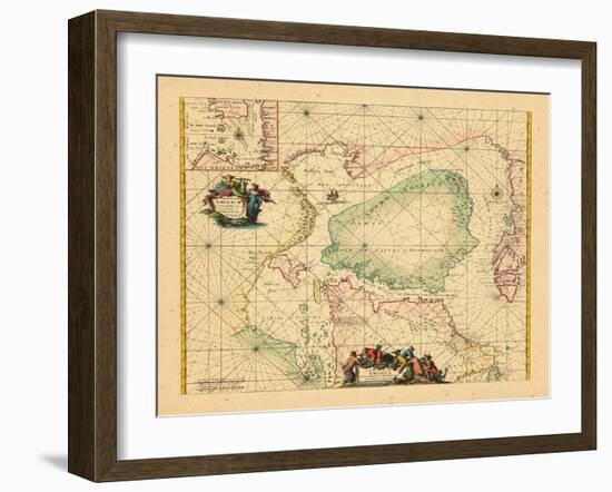 1739, Newfoundland and Labrador, Nunavut-null-Framed Giclee Print