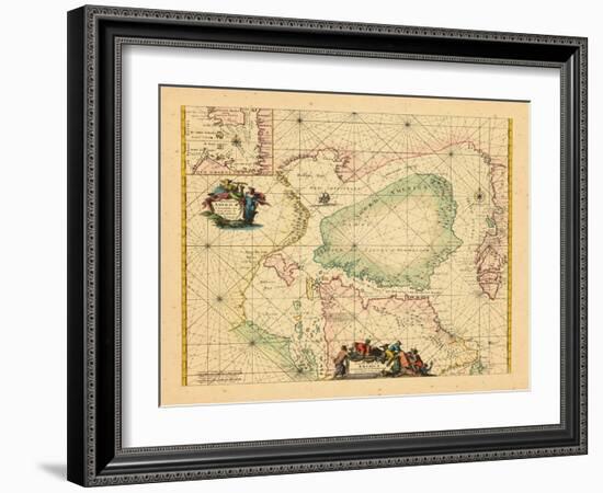 1739, Newfoundland and Labrador, Nunavut-null-Framed Giclee Print