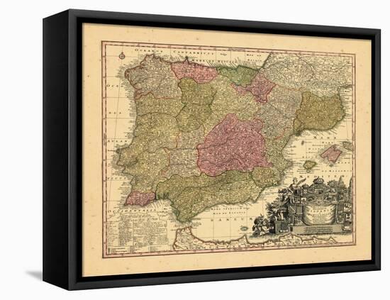 1740, Portugal, Spain-null-Framed Premier Image Canvas