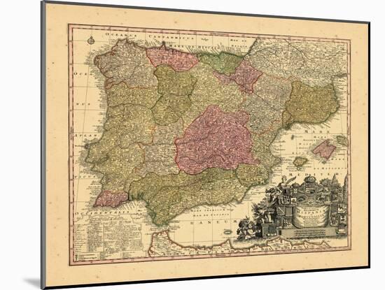 1740, Portugal, Spain-null-Mounted Giclee Print