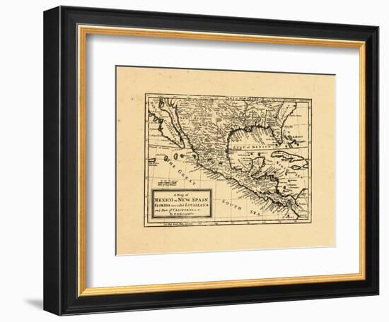 1745, Mexico, United States-null-Framed Premium Giclee Print