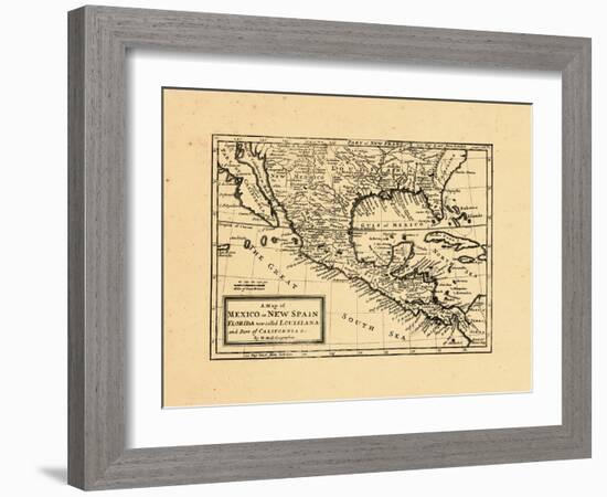 1745, Mexico, United States-null-Framed Giclee Print