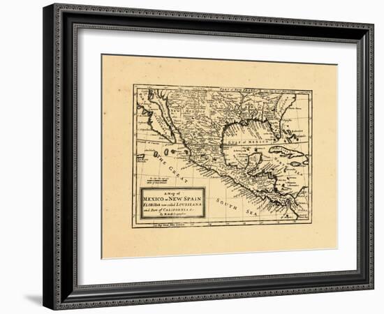 1745, Mexico, United States-null-Framed Giclee Print