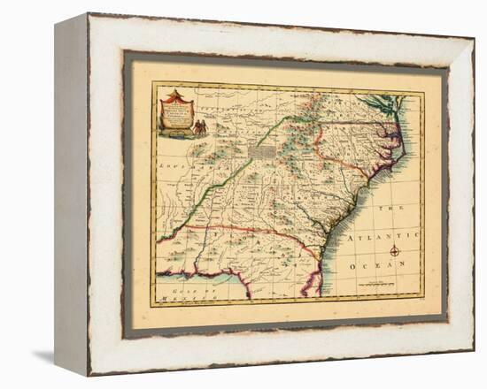 1747, Florida, Georgia, North Carolina, South Carolina-null-Framed Premier Image Canvas