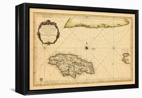 1753, Jamaica-null-Framed Premier Image Canvas