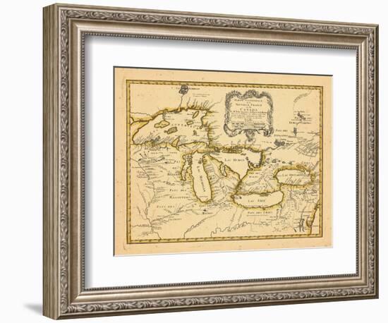 1755, Great Lakes-null-Framed Giclee Print