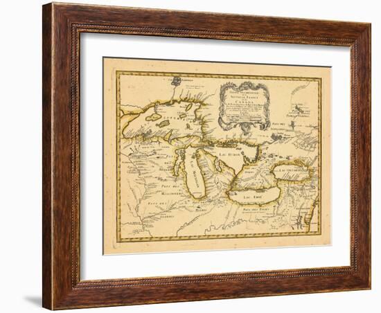 1755, Great Lakes-null-Framed Giclee Print