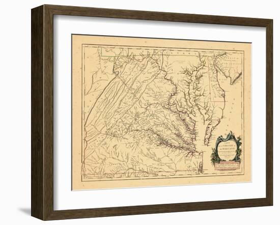 1755, Maryland, Virginia-null-Framed Giclee Print