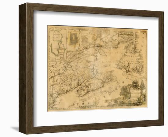 1759, New Brunswick, Newfoundland and Labrador, Nova Scotia, Prince Edward Island-null-Framed Giclee Print