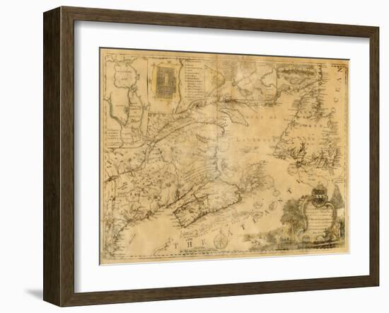 1759, New Brunswick, Newfoundland and Labrador, Nova Scotia, Prince Edward Island-null-Framed Giclee Print