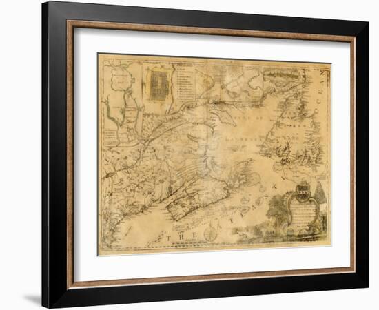 1759, New Brunswick, Newfoundland and Labrador, Nova Scotia, Prince Edward Island-null-Framed Giclee Print