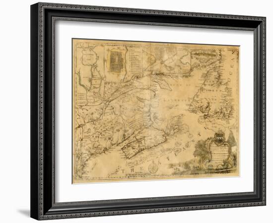 1759, New Brunswick, Newfoundland and Labrador, Nova Scotia, Prince Edward Island-null-Framed Giclee Print