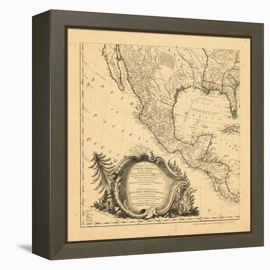 1761, Mexico, Central America-null-Framed Premier Image Canvas