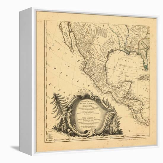 1761, Mexico, Central America-null-Framed Premier Image Canvas