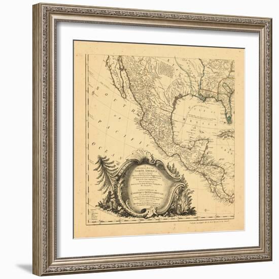 1761, Mexico, Central America-null-Framed Giclee Print