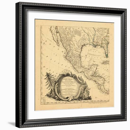 1761, Mexico, Central America-null-Framed Giclee Print