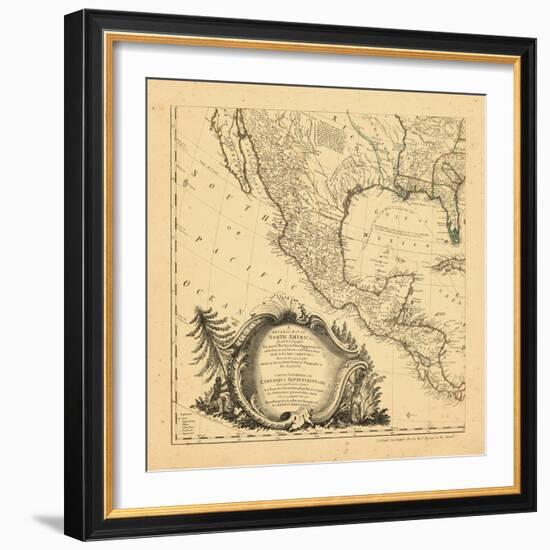 1761, Mexico, Central America-null-Framed Giclee Print