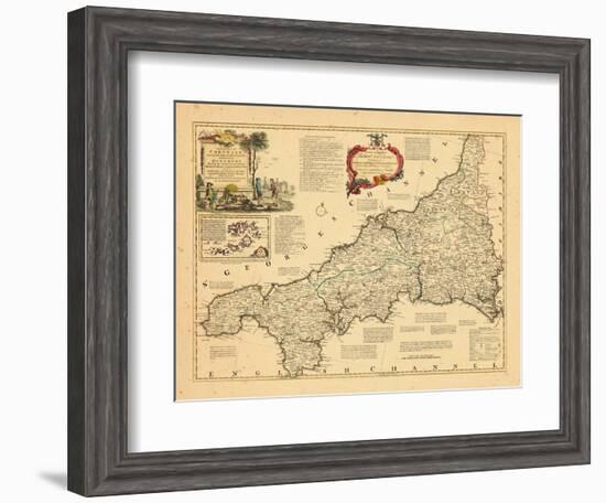 1762, Cornwall, United Kingdom-null-Framed Giclee Print