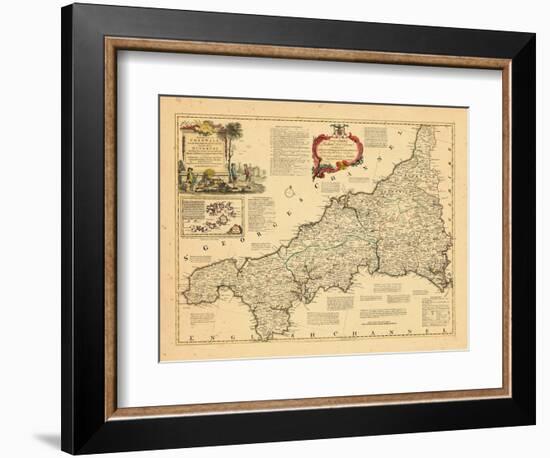 1762, Cornwall, United Kingdom-null-Framed Giclee Print