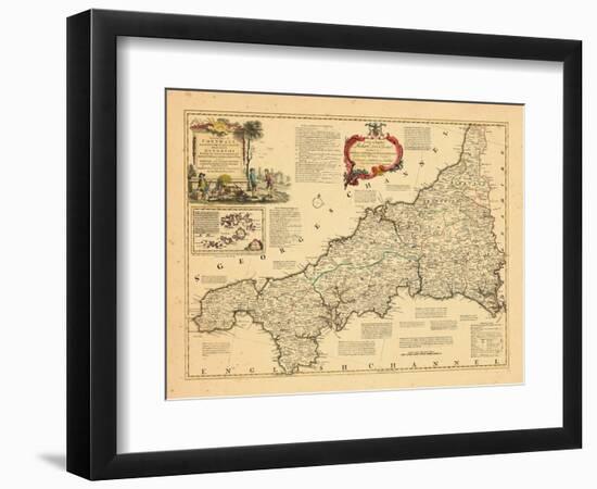 1762, Cornwall, United Kingdom-null-Framed Giclee Print