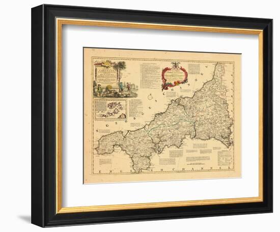 1762, Cornwall, United Kingdom-null-Framed Giclee Print