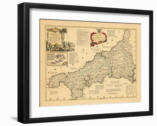 1762, Cornwall, United Kingdom-null-Framed Giclee Print