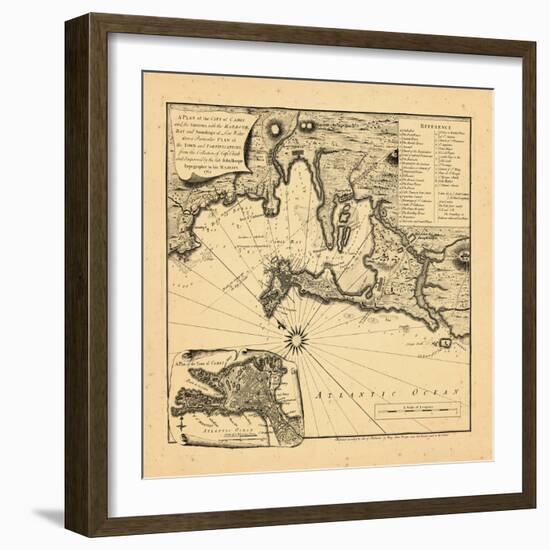 1762, Spain, Atlantic Ocean-null-Framed Giclee Print