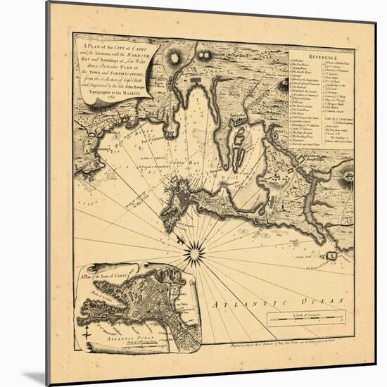 1762, Spain, Atlantic Ocean-null-Mounted Giclee Print
