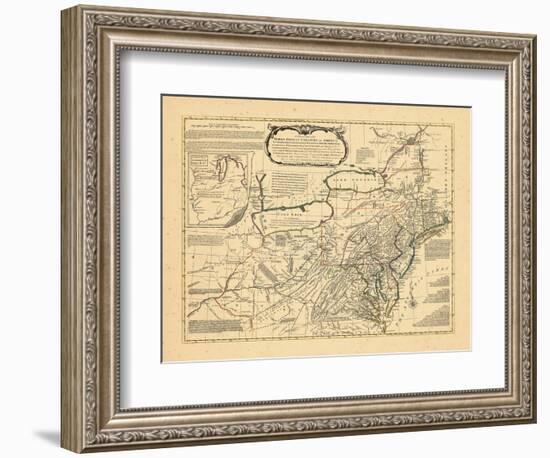 1765, Delaware, Maryland, Virginia, Connecticut, New Jersey, New York, Pennsylvania, Rhode Island-null-Framed Giclee Print