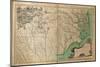 1770, North Carolina State Map with Landowner Names, North Carolina, United States-null-Mounted Giclee Print
